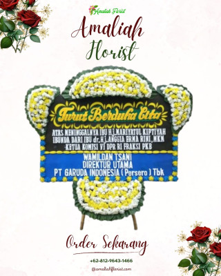 Papan Bunga Duka di Pabuaran Tumpeng